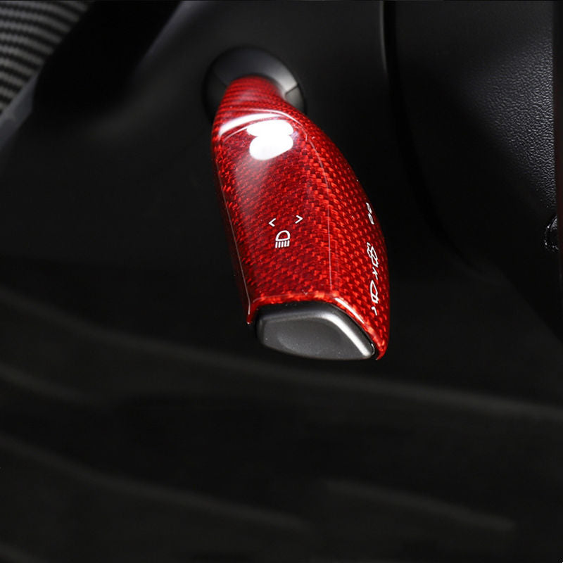 Carbon Fiber Wiper and Drive Shift Switch Cover for Tesla Model 3/Y