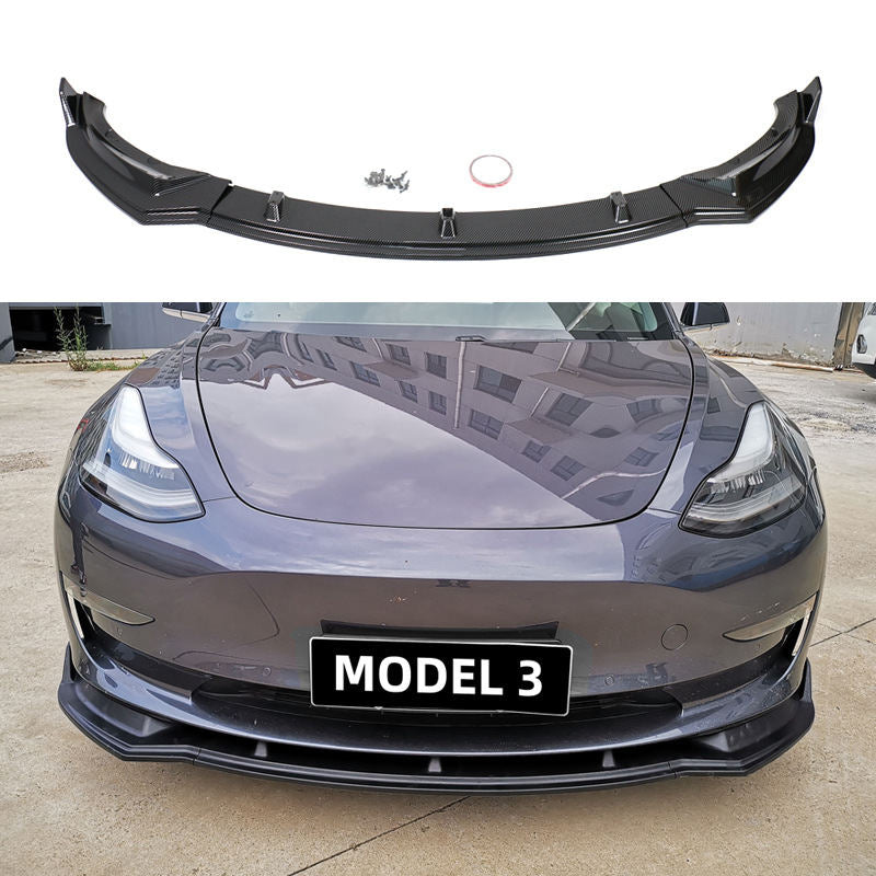 Tesla Model 3/Y Front Lip ABS Painted Spoiler (2021-2023)