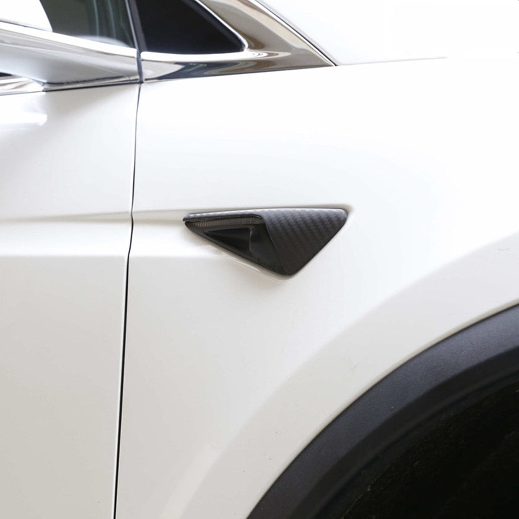 Real Carbon Fiber Side Camera Cover for Tesla Model 3/Y（2016-2024）