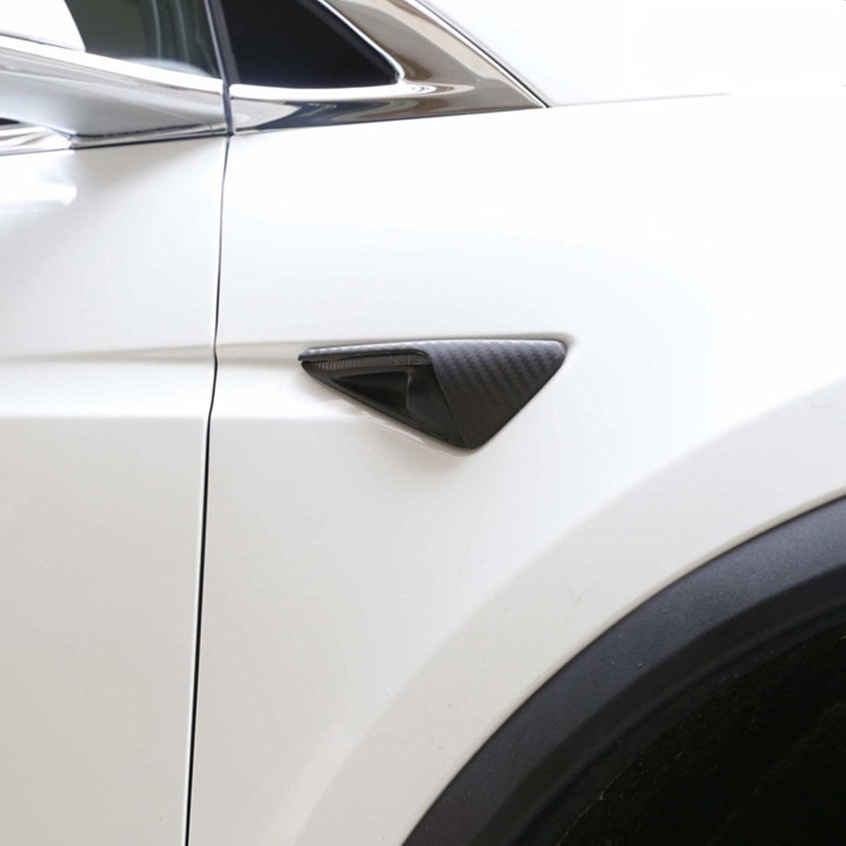 Real Carbon Fiber Side Camera Cover for Tesla Model 3/Y（2016-2024）