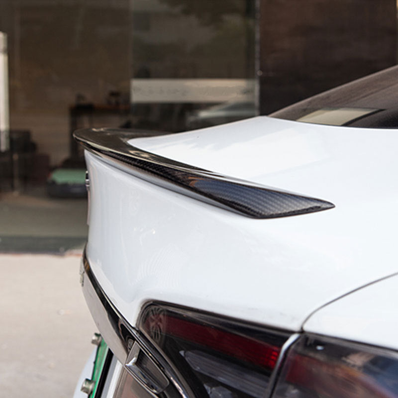 Tesla Model S Carbon Spoiler - Real Molded Carbon Fiber Secondary image