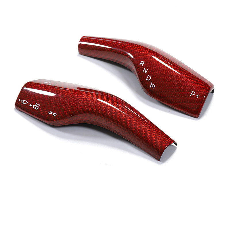 Carbon Fiber Wiper and Drive Shift Switch Cover for Tesla Model 3/Y