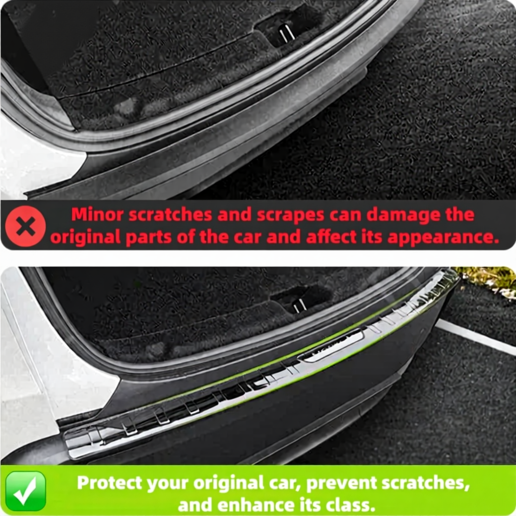Stainless Steel Tesla Rear Bumper Protector for Model Y Juniper 2025+