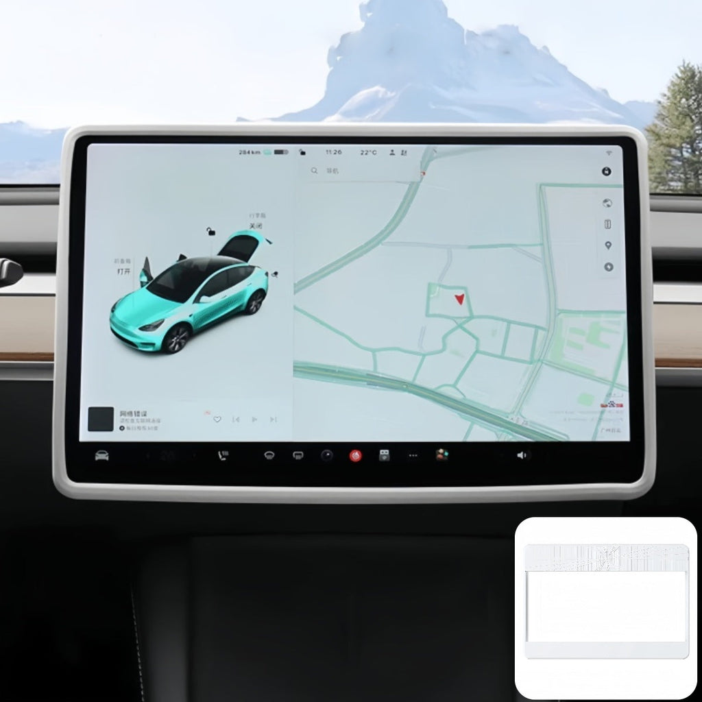 Plaid Silicone Screen Protector for Tesla Model 3/Y