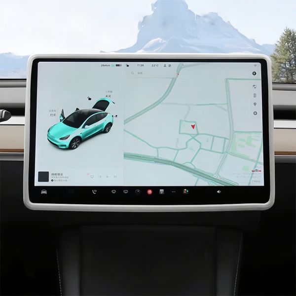 Plaid Silicone Screen Protector for Tesla Model 3/Y