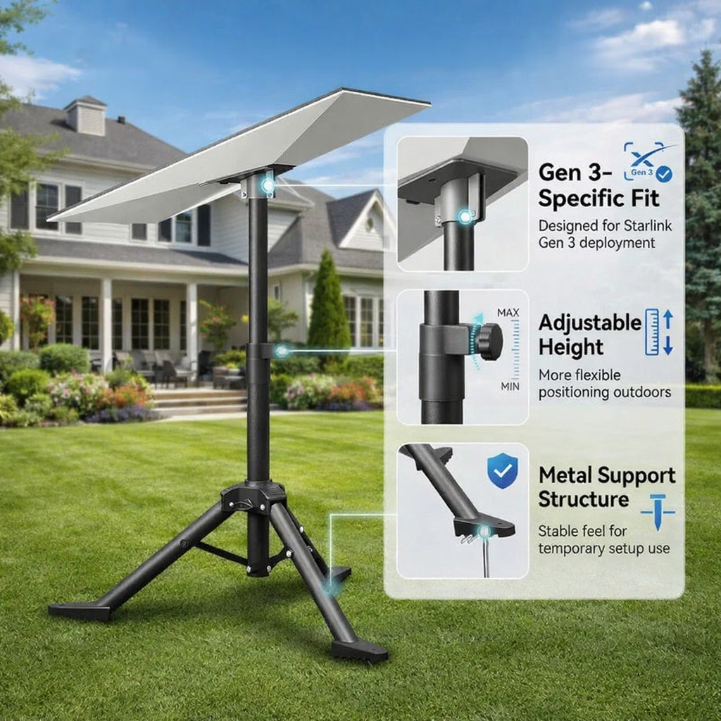 Portable Tripod Stand for Starlink Gen 3