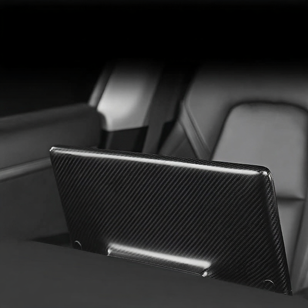 Real Carbon Fiber Center Control Screen Back Cover for Tesla Model 3/Y