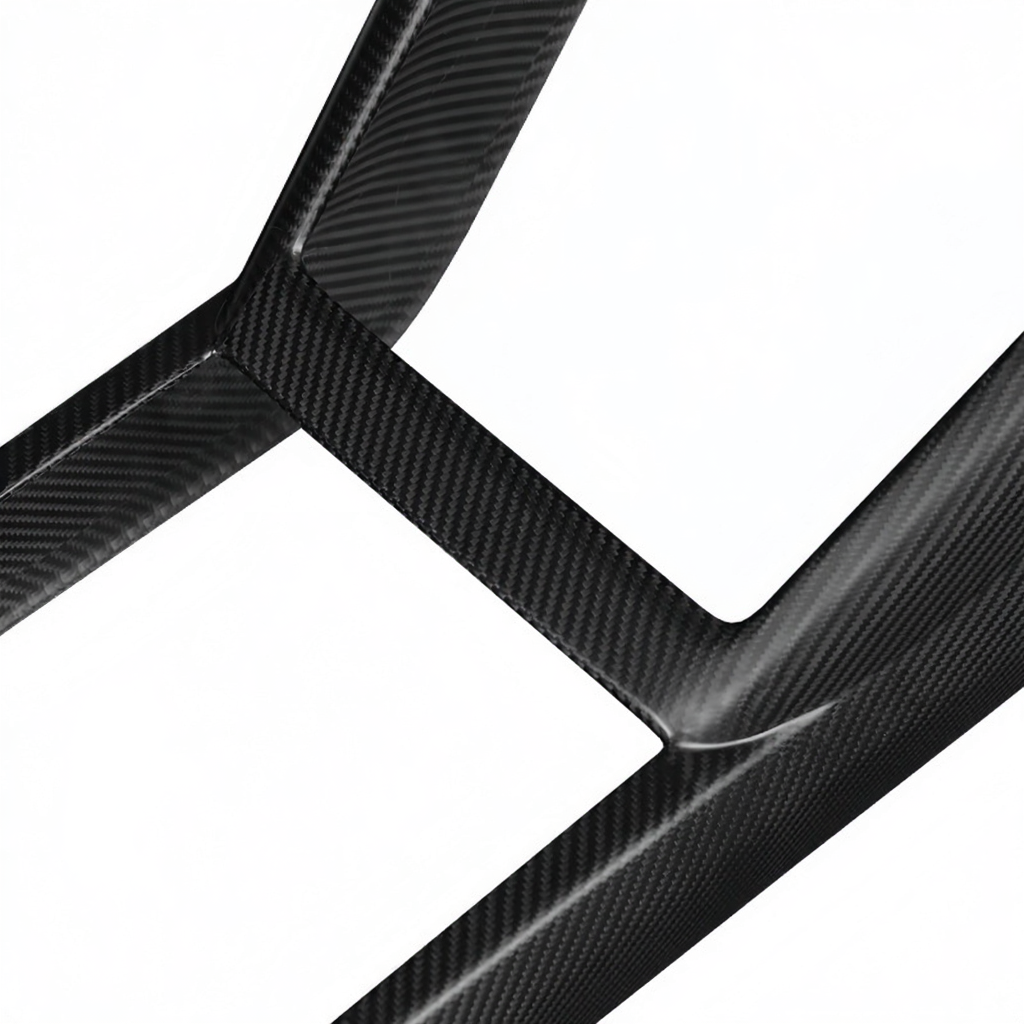 Real Carbon Fiber Console Side Panel Protector For Tesla Model Y Juniper
