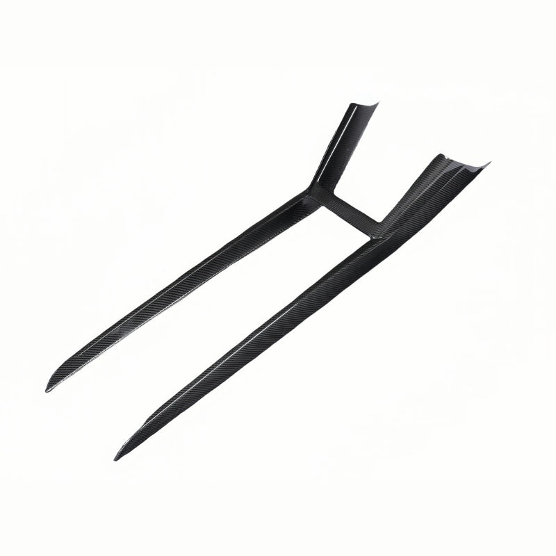 Real Carbon Fiber Console Side Panel Protector For Tesla Model Y Juniper