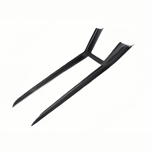 Real Carbon Fiber Console Side Panel Protector For Tesla Model Y Juniper