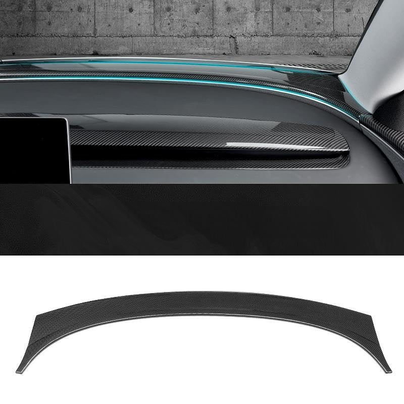 Real Carbon Fiber Dashboard Air Vent Overlay Kit For Tesla Model 3 Highland/Model Y Juniper