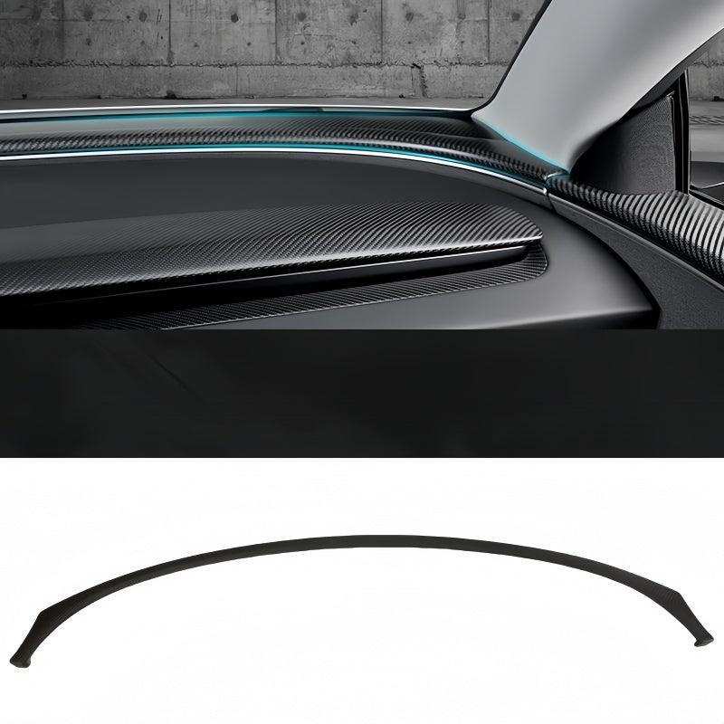 Real Carbon Fiber Dashboard Air Vent Overlay Kit For Tesla Model 3 Highland/Model Y Juniper