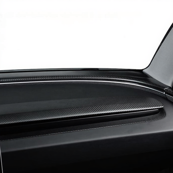 Real Carbon Fiber Dashboard Air Vent Overlay Kit For Tesla Model 3 Highland/Model Y Juniper