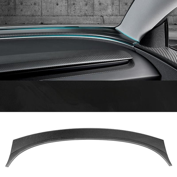 Real Carbon Fiber Dashboard Air Vent Overlay Kit For Tesla Model 3 Highland/Model Y Juniper