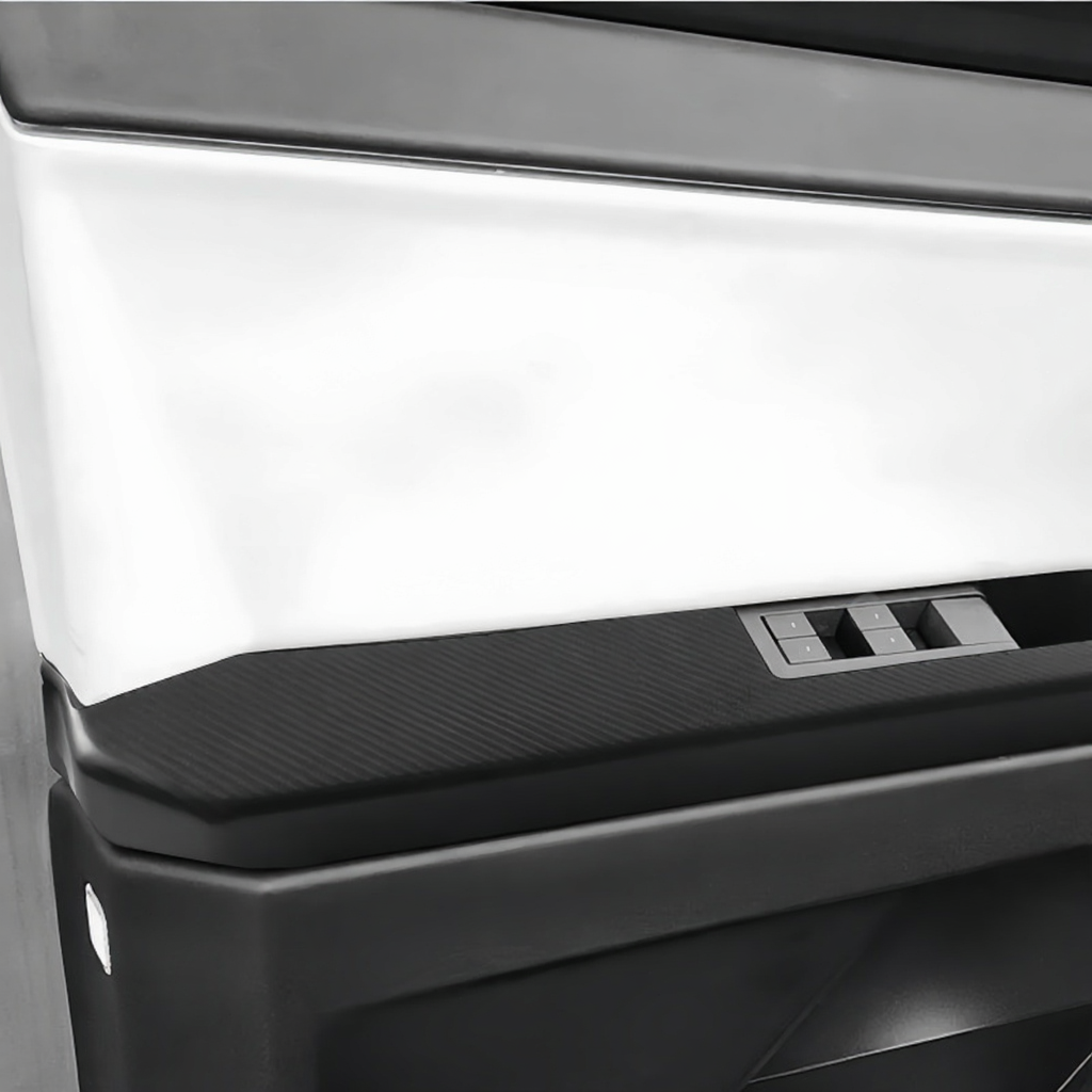 Real Carbon Fiber Door Armrest Covers for Tesla Cybertruck