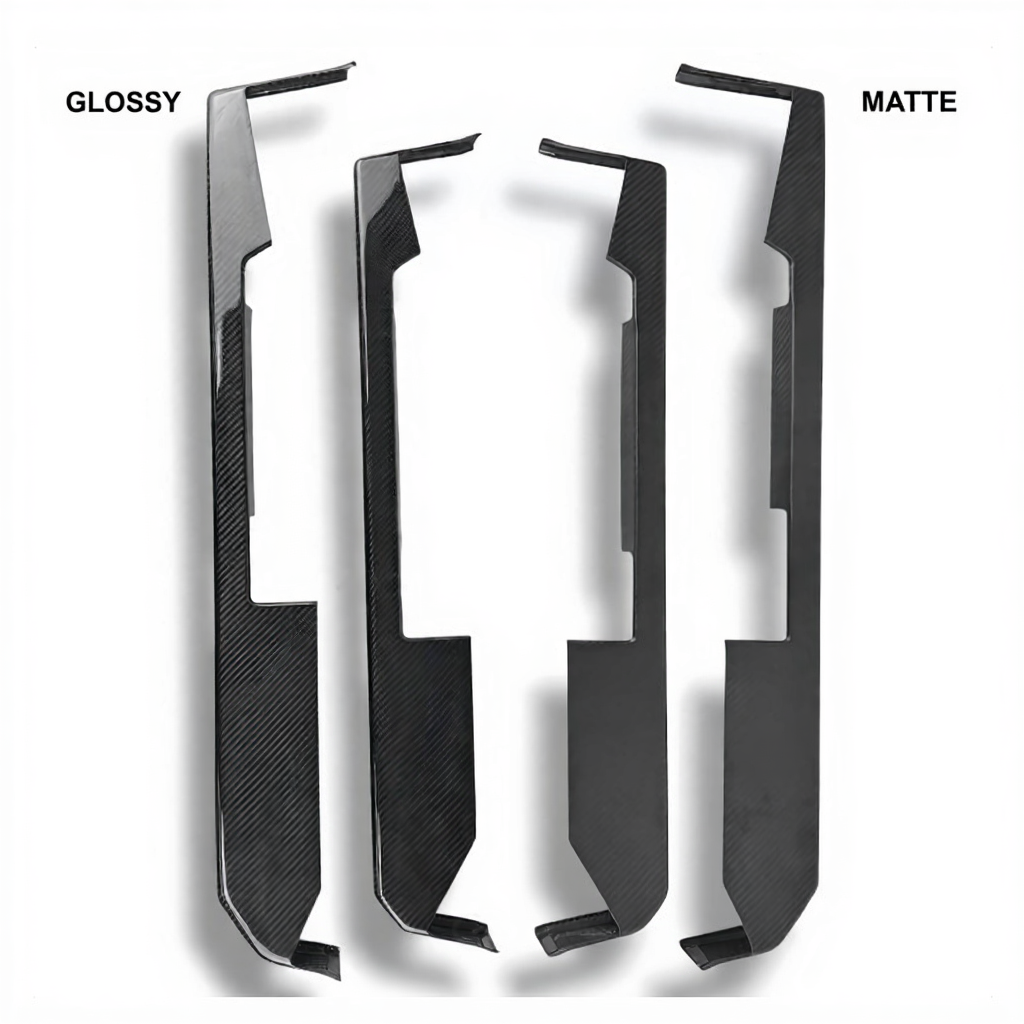 Real Carbon Fiber Door Armrest Covers for Tesla Cybertruck