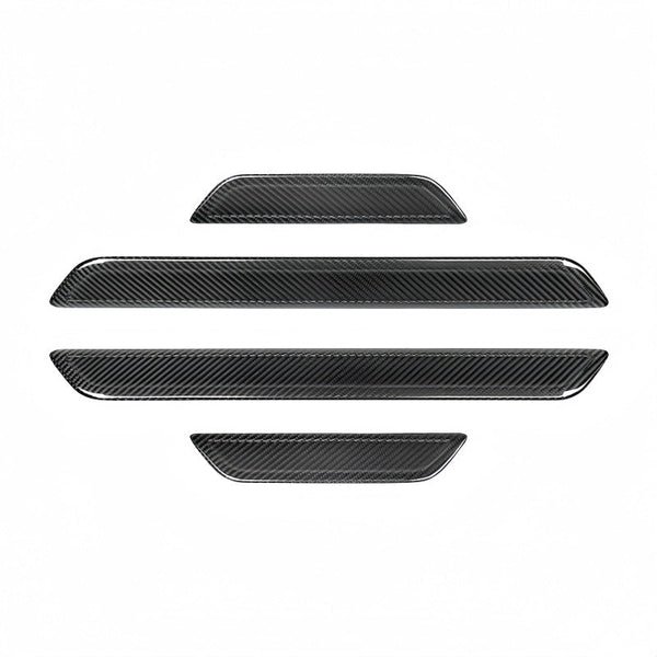 Real Carbon Fiber Door Sill Protector for Tesla Model Y