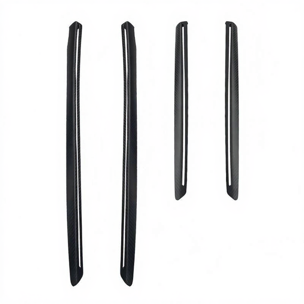 Real Carbon Fiber Front & Rear Door Trim Covers for Tesla Model Y Juniper