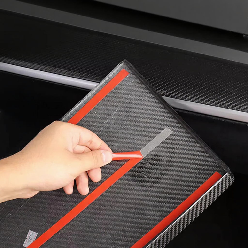 2025+ Real Carbon Fiber Glove Box Cover for Tesla Model Y Juniper