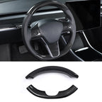 Real Carbon Fiber Steering Wheel Cover for Tesla Model 3/Y