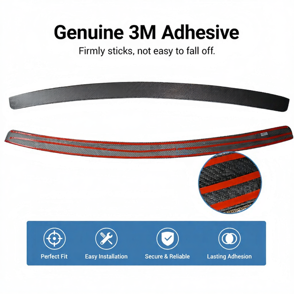 Real Carbon Fiber Tailgate Trim Strip for 2025+Tesla Model Y Juniper