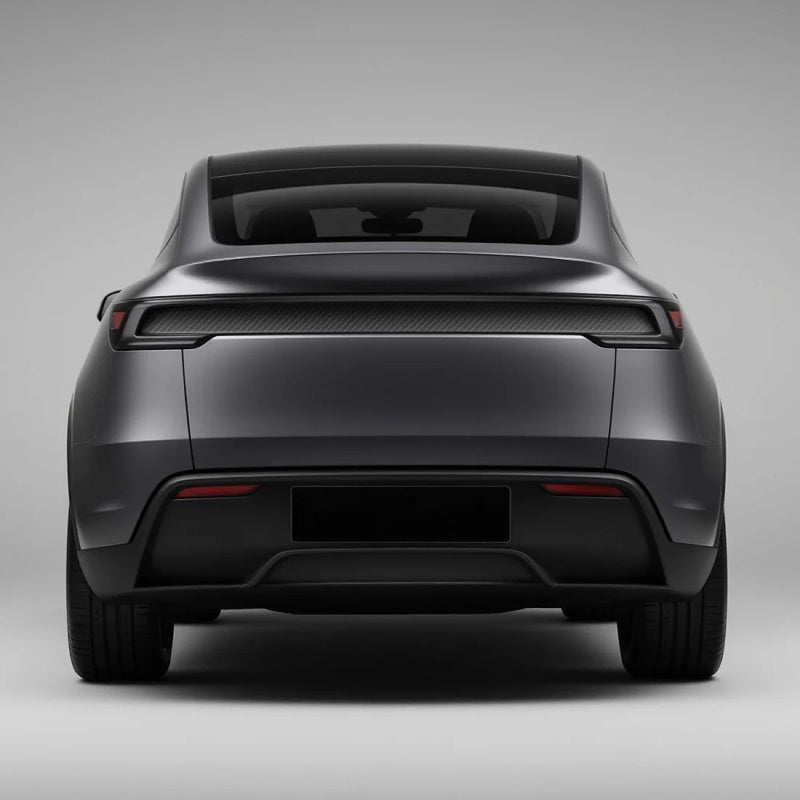 Real Carbon Fiber Tailgate Trim Strip for 2025+Tesla Model Y Juniper
