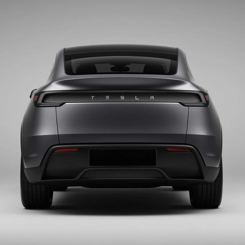 Real Carbon Fiber Tailgate Trim Strip for 2025+Tesla Model Y Juniper