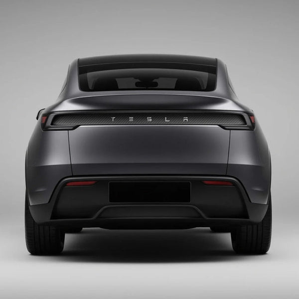 Real Carbon Fiber Tailgate Trim Strip for 2025+Tesla Model Y Juniper