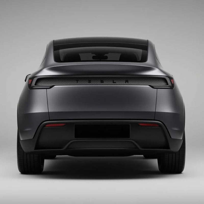 Real Carbon Fiber Tailgate Trim Strip for 2025+Tesla Model Y Juniper