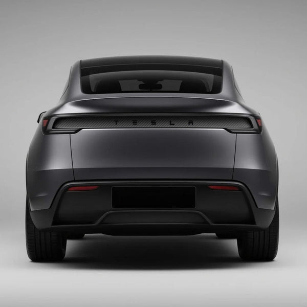 Real Carbon Fiber Tailgate Trim Strip for 2025+Tesla Model Y Juniper
