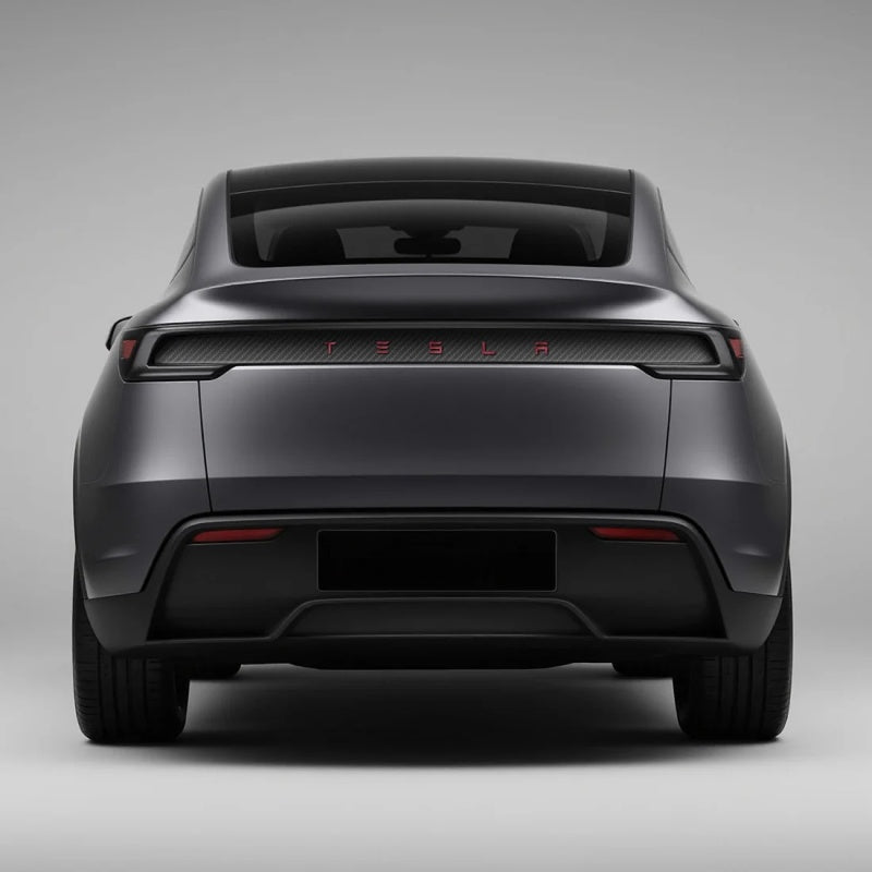 Real Carbon Fiber Tailgate Trim Strip for 2025+Tesla Model Y Juniper