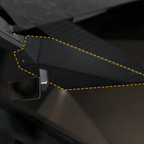 Real Carbon Fiber Warning Light Cover for Tesla Cybertruck