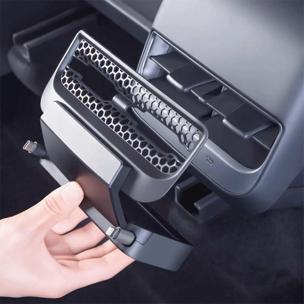 Rear Air Vent Two-in-One Dock Station for Tesla Model 3/Y (2021-2024)