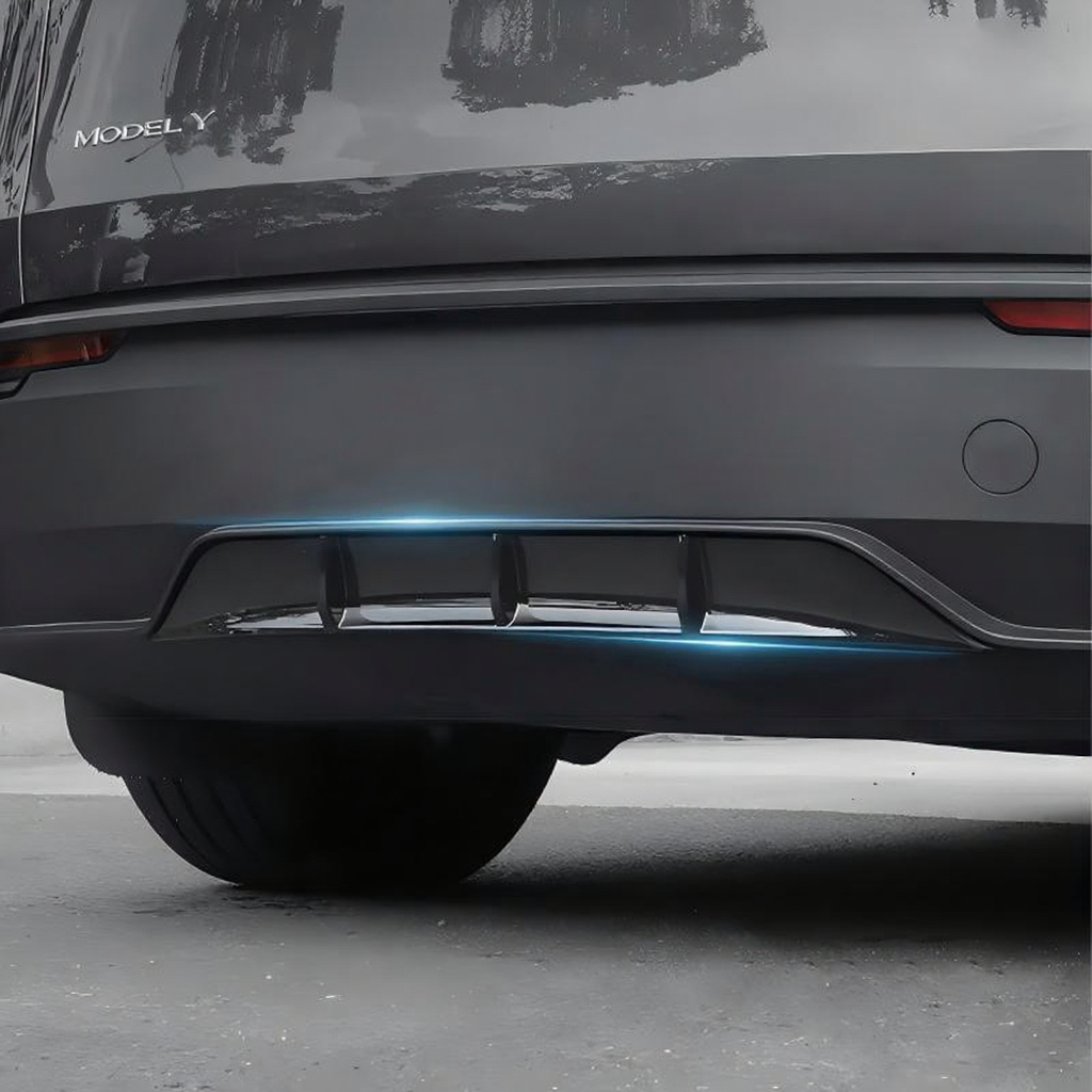 Rear Bumper Lip Spoiler for Tesla Model Y Juniper 2025+ Secondary image
