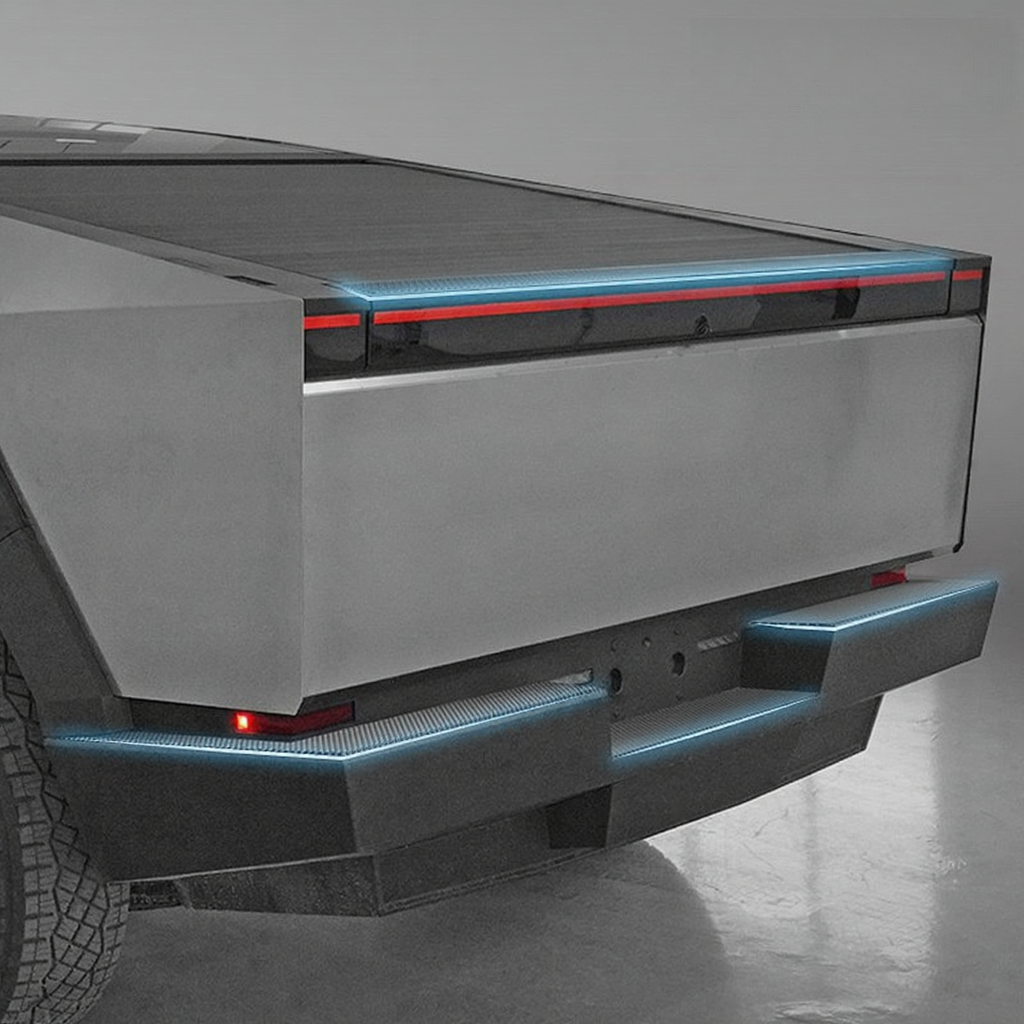Rear Bumper Tailgate Protection Pad for Tesla Cybertruck