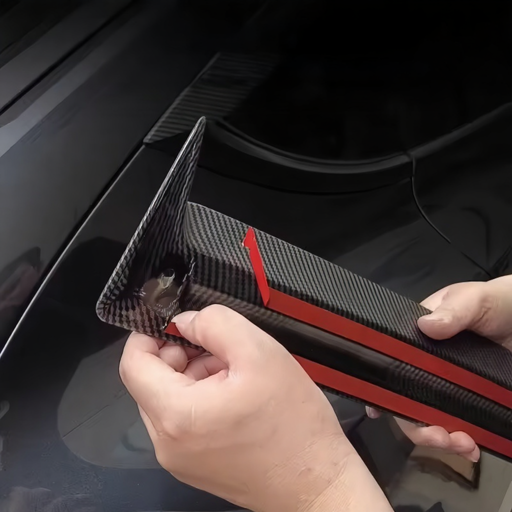 Carbon Fiber Front Fog Light Covers for Tesla Model Y Juniper 2025+