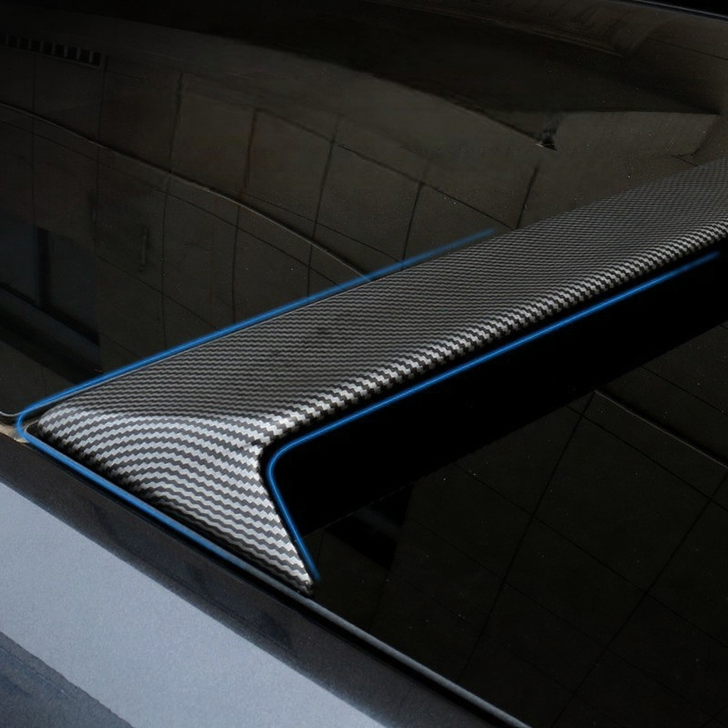 Carbon Fiber Front Fog Light Covers for Tesla Model Y Juniper 2025+