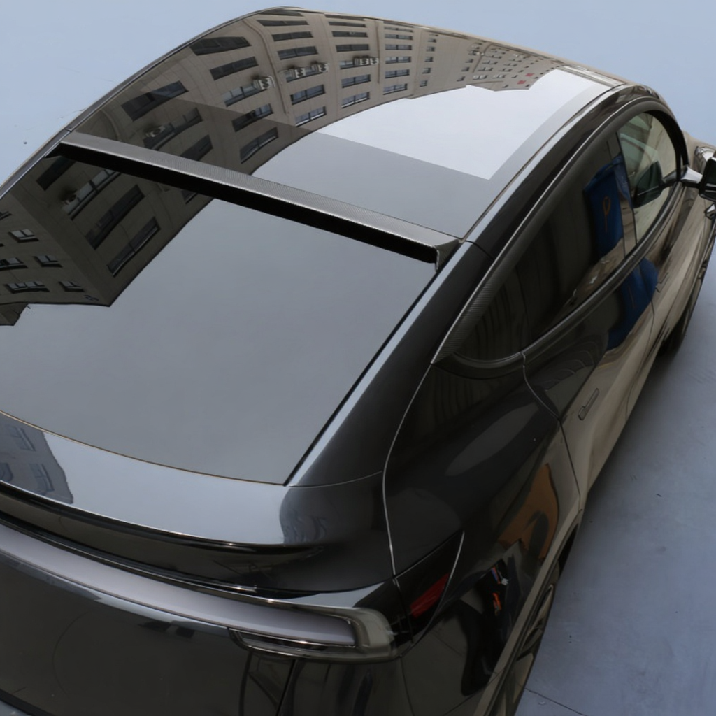 Carbon Fiber Front Fog Light Covers for Tesla Model Y Juniper 2025+