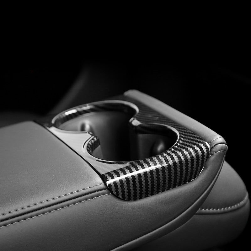 Rear Seat Cup Holder Protection Cover For Tesla Model 3 Highland/Y Juniper Secondary image