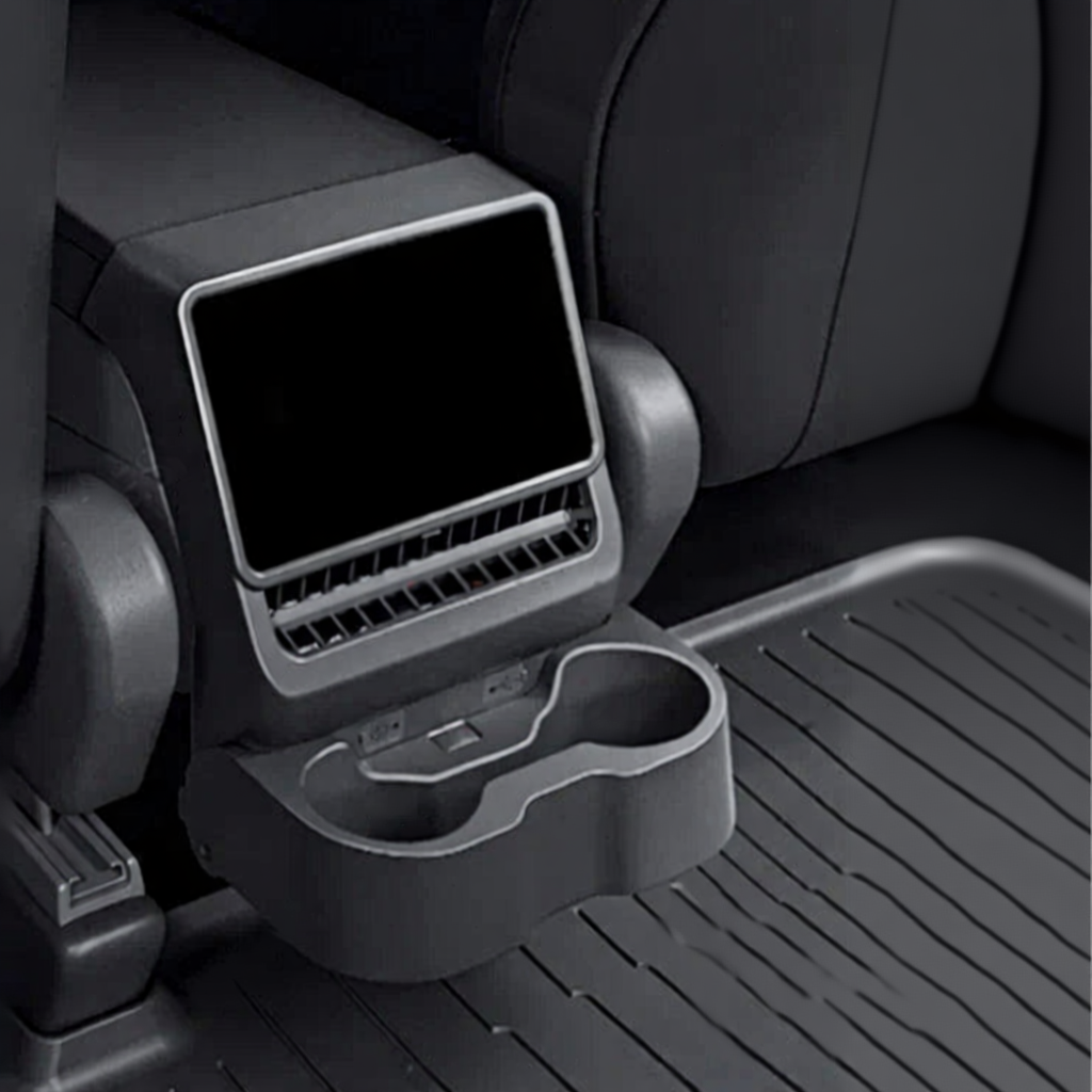 Rear Seat Cup Holder for Tesla Model Y Juniper / Model 3 Highland