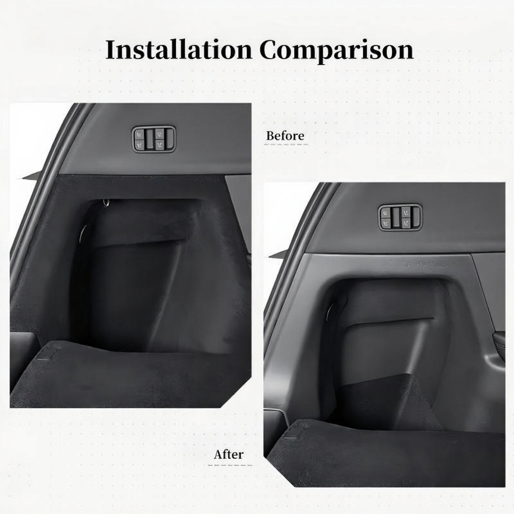 Rear Trunk Side Panel Protective Cover for Tesla Model Y Juniper 2025+