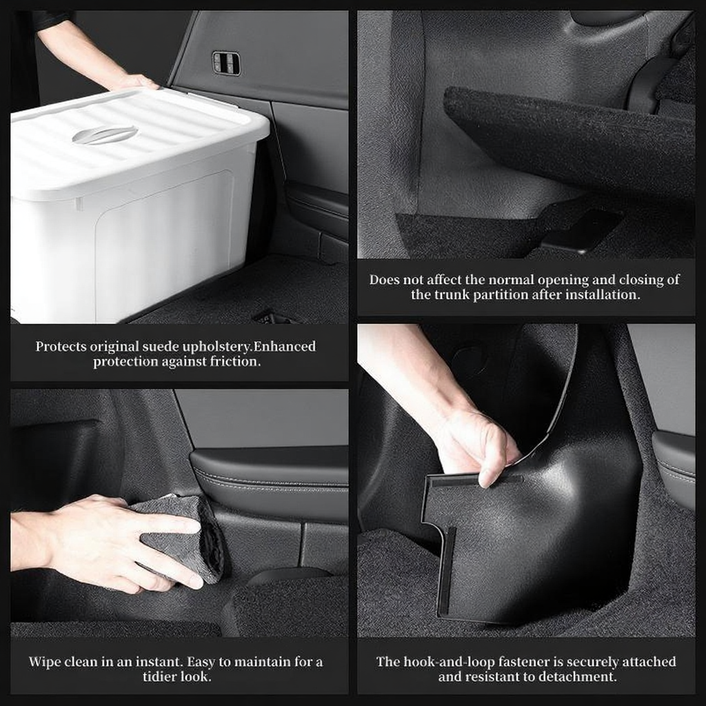 Rear Trunk Side Panel Protective Cover for Tesla Model Y Juniper 2025+