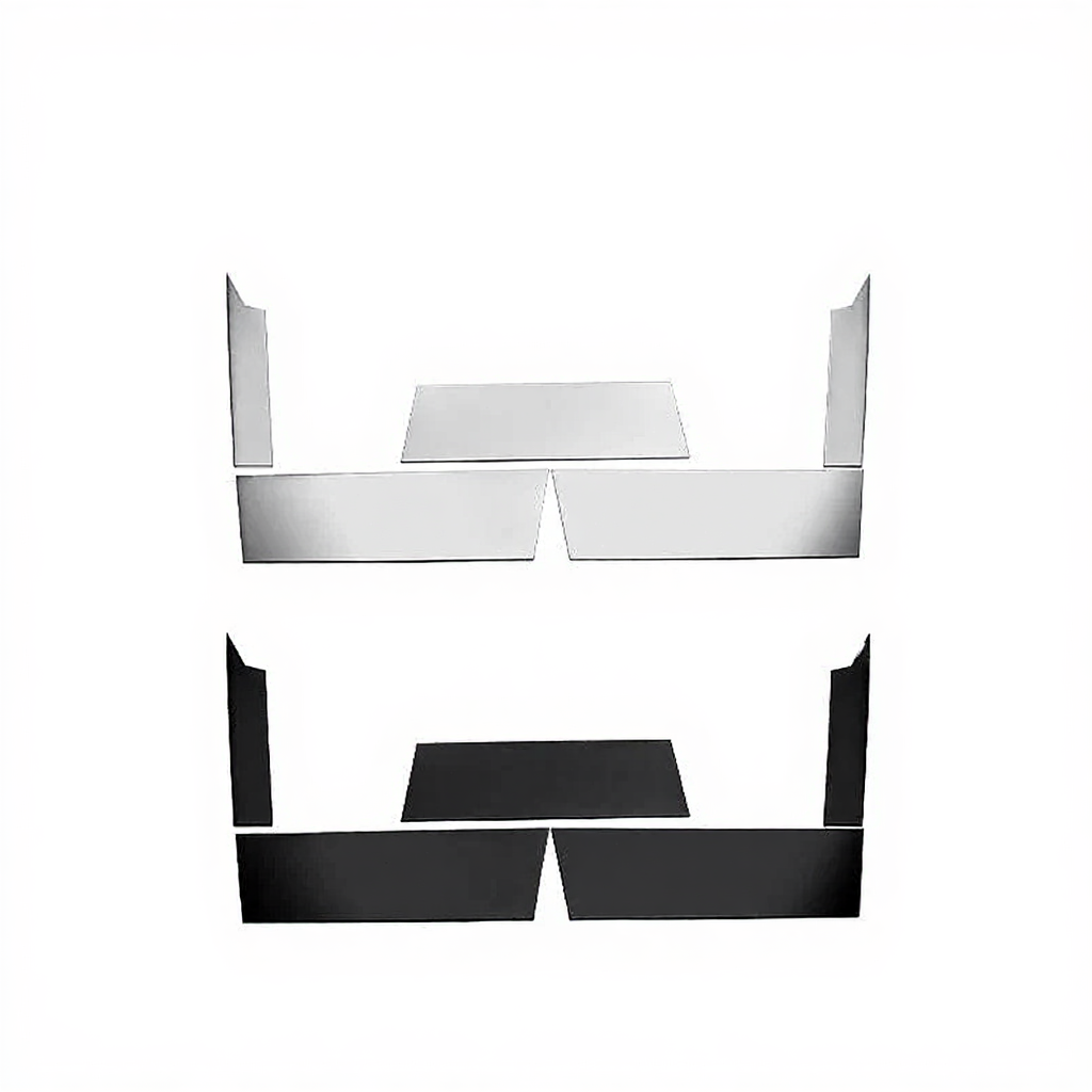 Rear bumper guard in stainless steel for the Tesla Cybertruck