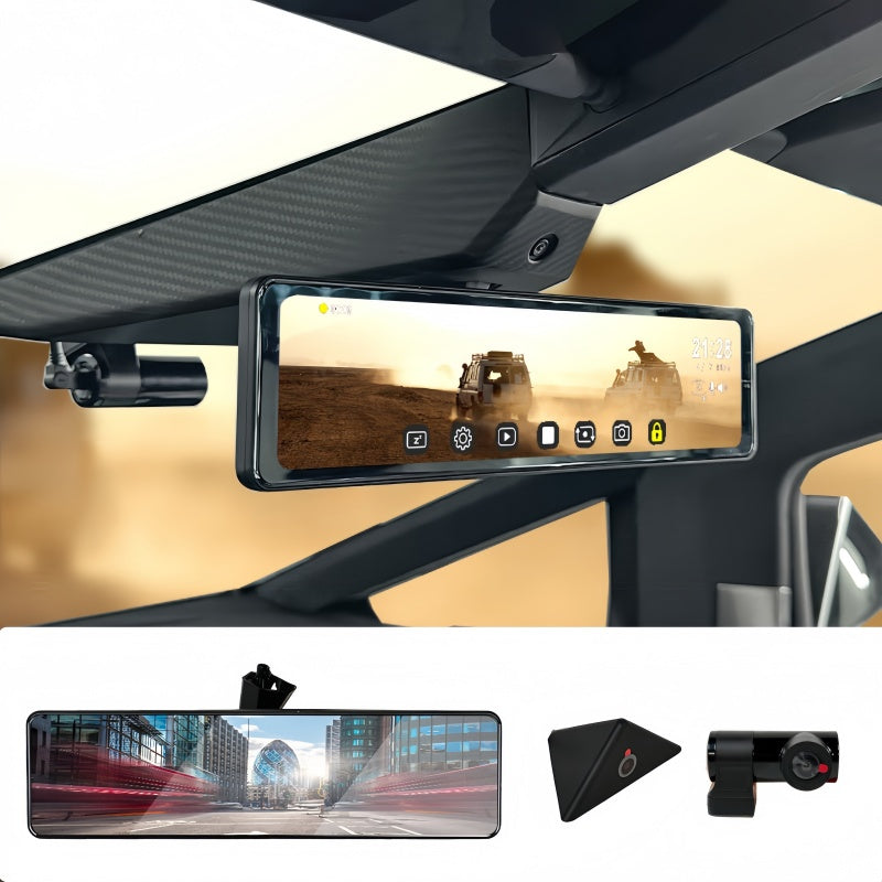 Rearview Mirror 11.26-Inch Live Streaming Recorder for Tesla Cybertruck Main image