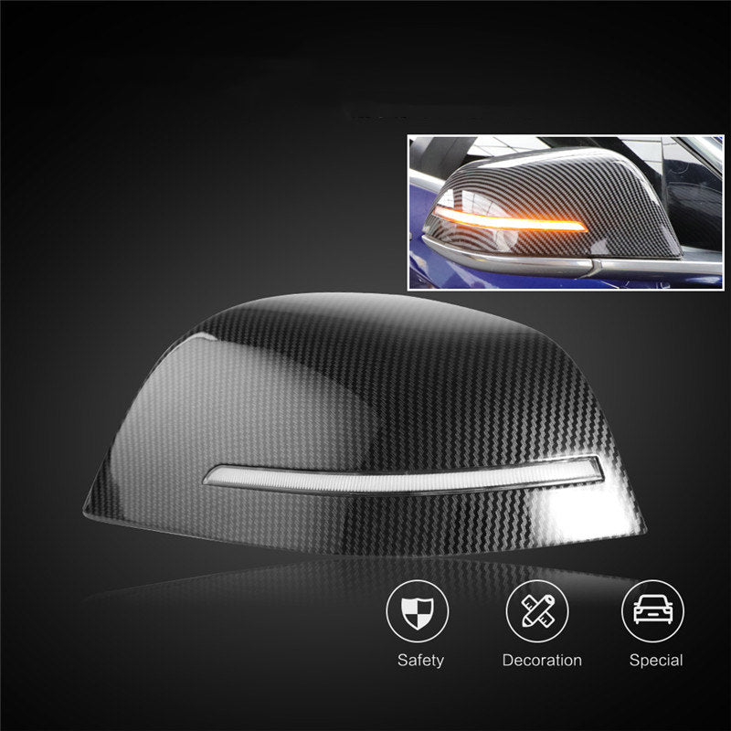 Rearview Mirror Replacement Parts for Tesla Model 3/Y With Turn Signal