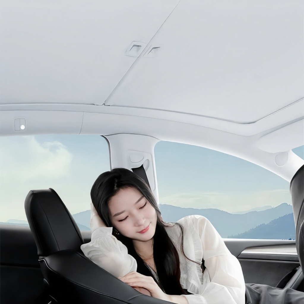 Retractable Sunroof Sunshade for Tesla Model Y Juniper