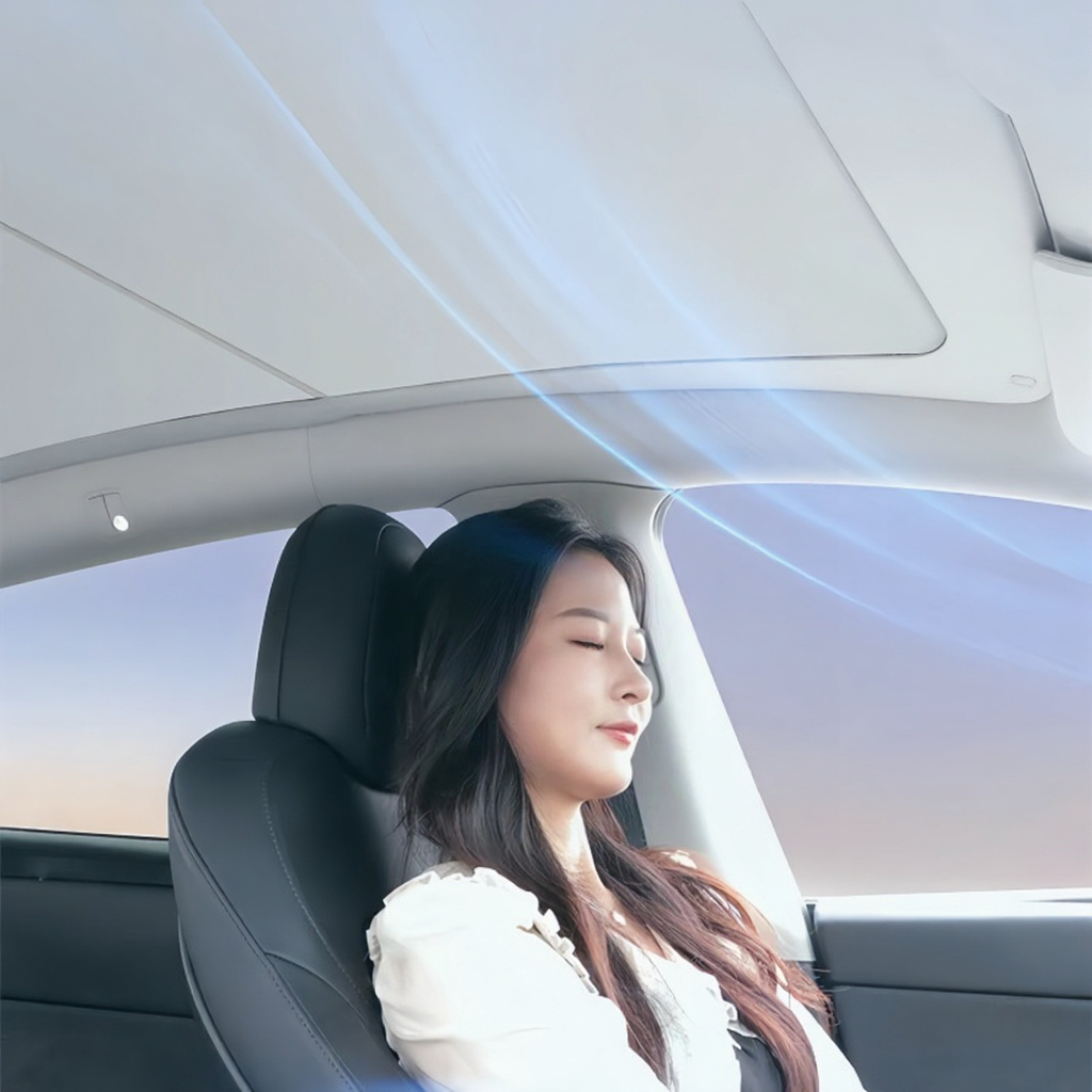 Retractable Sunroof Sunshade for Tesla Model Y Juniper
