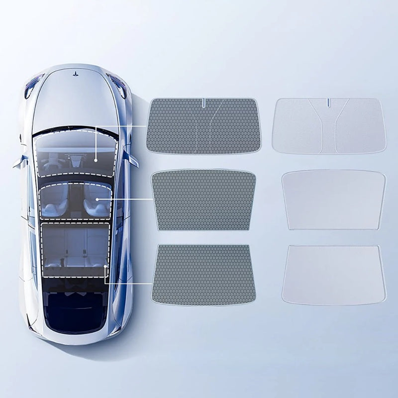 Roof & Windshield UV Shades for Tesla Model 3/ Y Main image