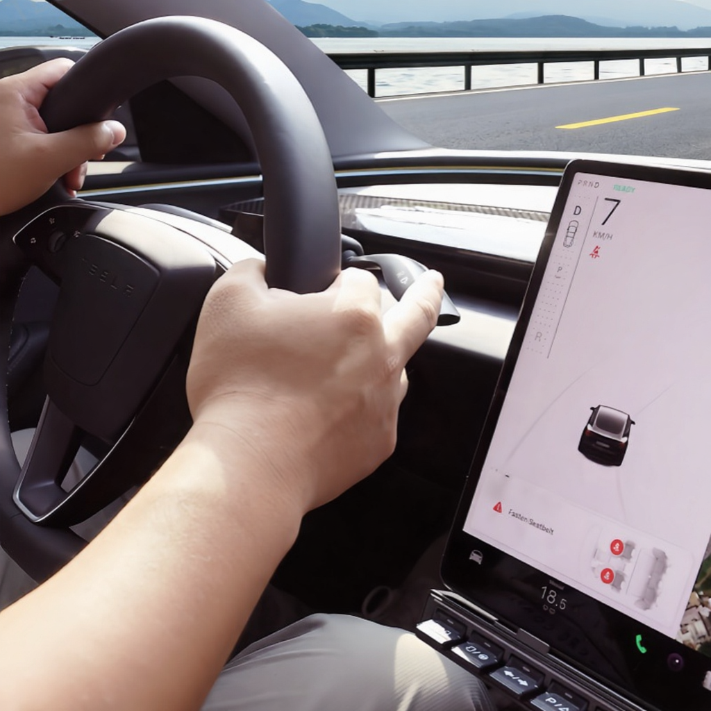 Smart Gear Shift Control Stalks with HUD Upgrade Kit for Tesla Model 3 Highland/Model Y Juniper