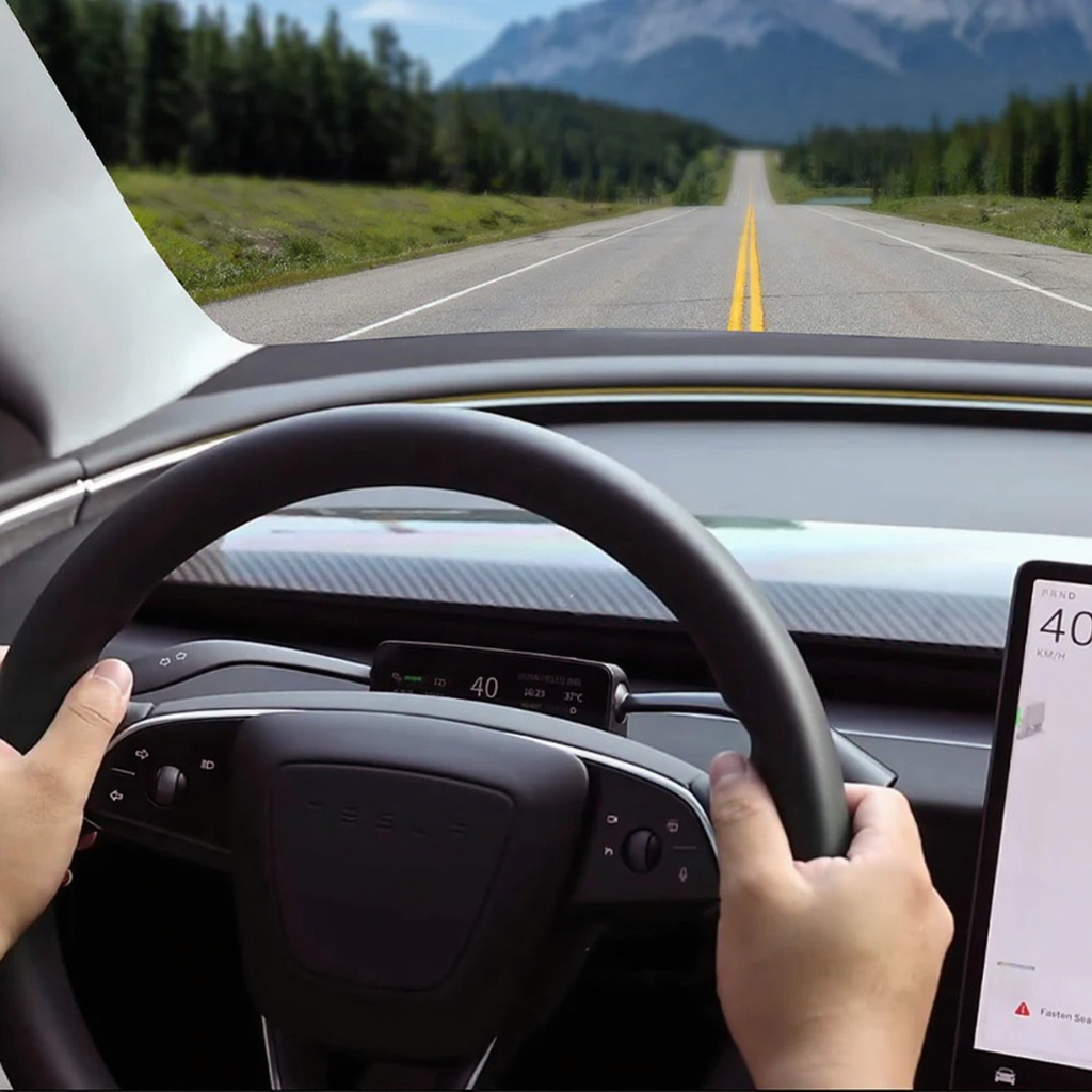 Smart Gear Shift Control Stalks with HUD Upgrade Kit for Tesla Model 3 Highland/Model Y Juniper